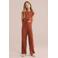 WE Fashion jumpsuit brique