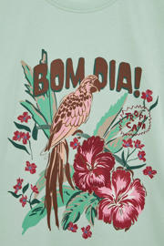 thumbnail: WE Fashion T-shirt met printopdruk mintgroen
