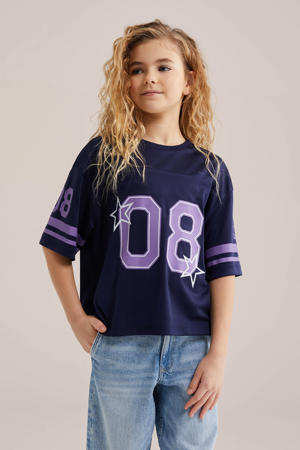 T-shirt donkerblauw