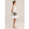 WE Fashion one shoulder jurk wit