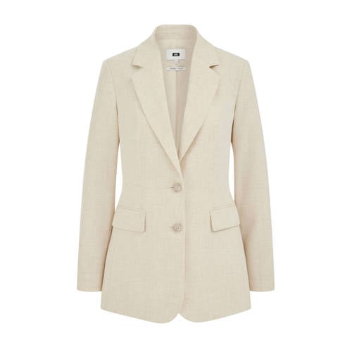 WE Fashion regular blazer beige afbeelding