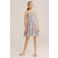 WE Fashion midi jurk ecru