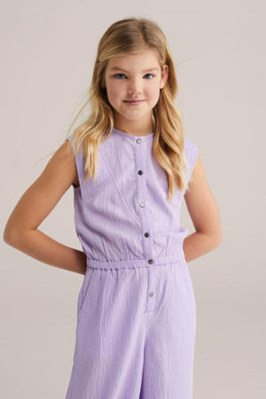 Straight jumpsuit lila