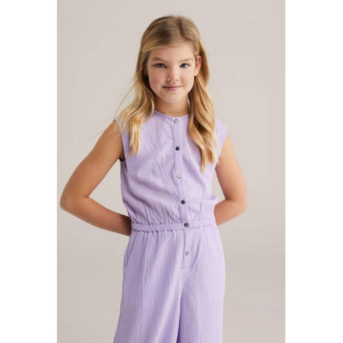 WE Fashion Straight jumpsuit lila afbeelding