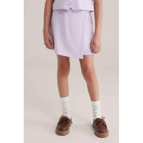WE Fashion korte rok lila afbeelding