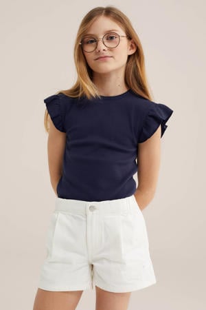 T-shirt donkerblauw