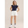 WE Fashion T-shirt donkerblauw