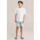 WE Fashion zwemshort groen gestreept