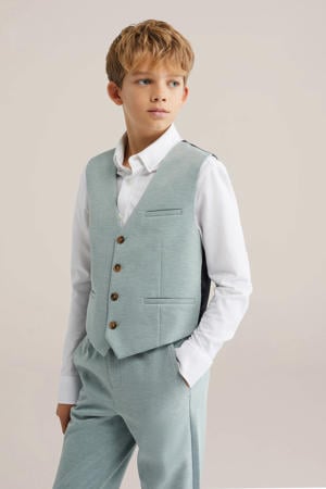 gilet grijsblauw