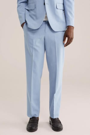 regular pantalon lichtblauw
