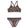 WE Fashion crop bikini zand/bruin