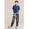 WE Fashion T-shirt donkerblauw