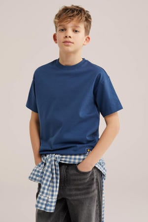T-shirt donkerblauw