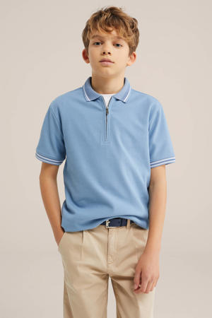 polo blauw
