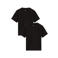 WE Fashion T-shirt zwart (set van 2)