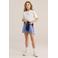 WE Fashion skort blauw