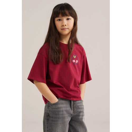 WE Fashion T-shirt rood afbeelding