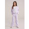 WE Fashion straight casual broek lila