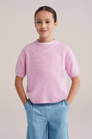 trui roze fijn gebreid