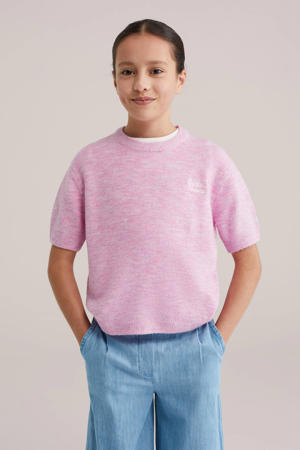 trui roze fijn gebreid