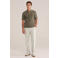 WE Fashion regular pantalon beige