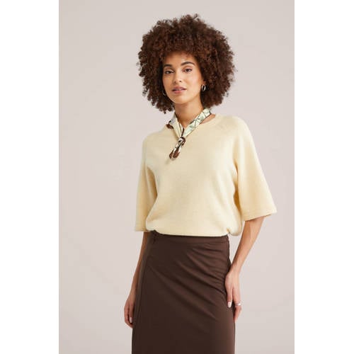 WE Fashion top lichtgeel afbeelding