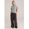 WE Fashion imitatieleren regular waist broek