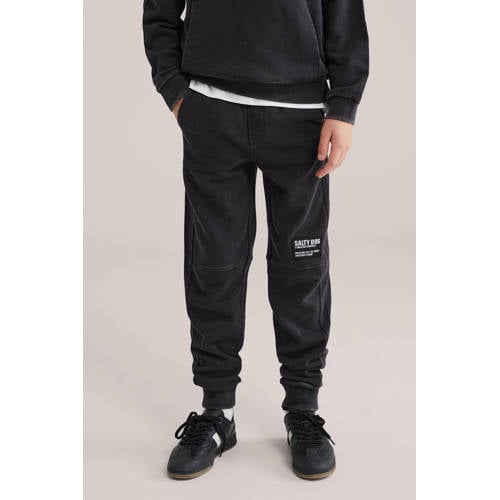 Salty Dog slim casual broek zwart afbeelding
