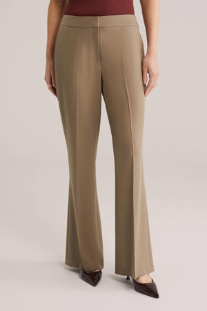 flared regular waist pantalon