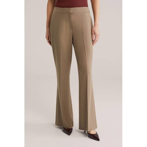 WE Fashion flared regular waist pantalon afbeelding