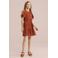 WE Fashion korte jurk bruin