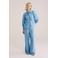 WE Fashion Blue Ridge wide leg regular waist broek light blue denim