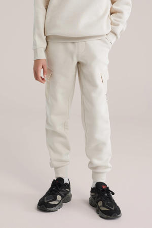 slim casual broek beige