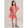 WE Fashion zomerjurk roze
