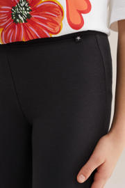 thumbnail: WE Fashion biker short - zwart/oranje (set van 2)