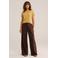 WE Fashion top oker met lurex