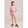 WE Fashion straight sweatshort roze