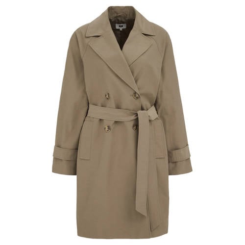 WE Fashion trenchcoat lichtbruin afbeelding