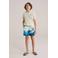 WE Fashion zwemshort blauw/wit