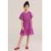 WE Fashion korte jurk paars