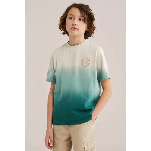 WE Fashion T-shirt ecru afbeelding