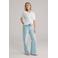 WE Fashion Blue Ridge high waist wide leg jeans light blue denim