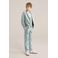 WE Fashion tapered casual broek lichtgroen