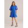 WE Fashion zomerjurk marineblauw