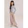 WE Fashion Blue Ridge low waist wide leg jeans roze