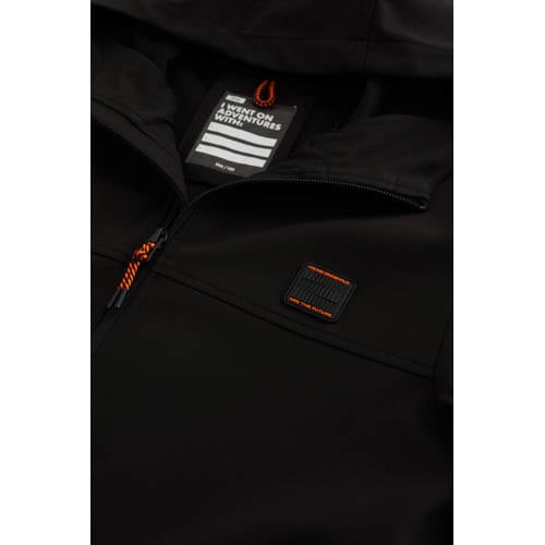 WE Fashion softshell jas lente zwart afbeelding