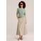 WE Fashion top groen gebreid