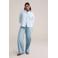 WE Fashion Blue Ridge high waist wide leg jeans light blue denim