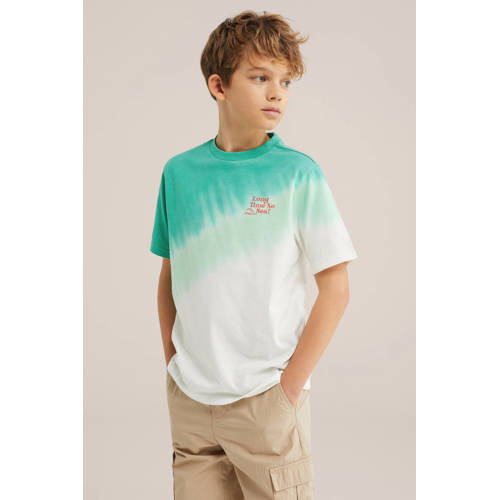 WE Fashion T-shirt mintgroen afbeelding