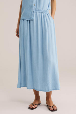 A-lijn rok blauw